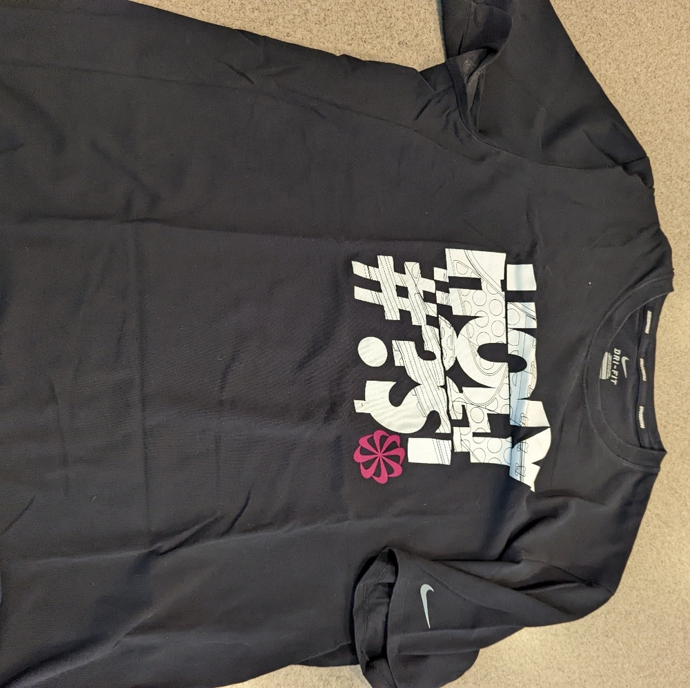 Nike men's holy #?$! Shirt black